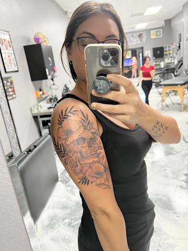 Explore mobster tattoo ideas, creative tattoo ideas in Port Charlotte, available at Body Gallery Tattoo and Piercing Shop