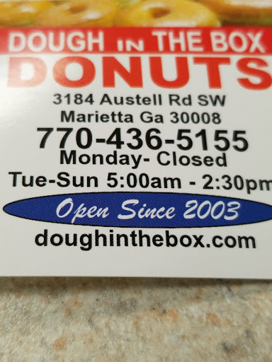 Donut Shop «Dough In The Box», reviews and photos, 3184 Austell Rd SW, Marietta, GA 30008, USA