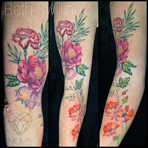 Explore lower abdominal tattoo ideas, creative tattoo ideas in Spokane, available at Moms Custom Tattoo & Body Piercing