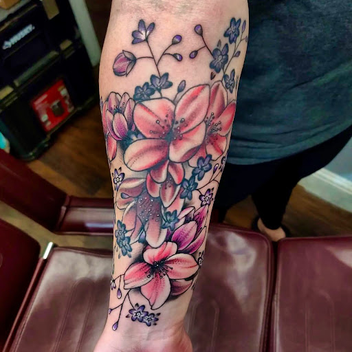 Explore dark tattoo cover up ideas, creative tattoo ideas in Fresno, available at Red Wave Tattoo & Art Gallery