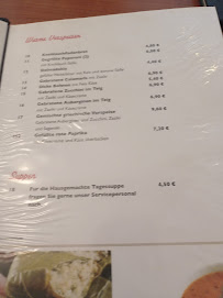 Restaurant grec Corfu à Bad Krozingen (le menu)