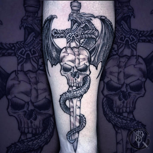 Explore barcode tattoo ideas, creative tattoo ideas in Kissimmee, available at Fallen Sparrow Tattoo Co