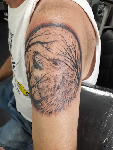 Explore salmon tattoo ideas, creative tattoo ideas in Pahrump, available at Aloha Ink Tattoo