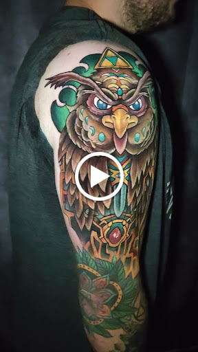 Explore square tattoo ideas, creative tattoo ideas in Buford, available at Inked Arts Tattoo Studio