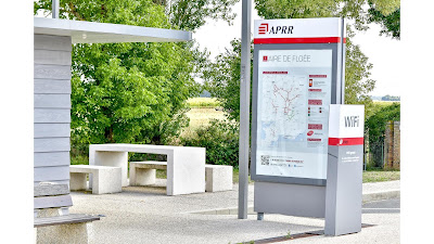 Aire de Floée - A6 - APRR à Chaintreaux