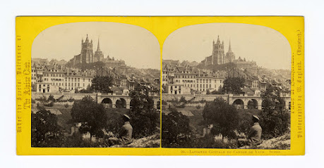 Panorama of Lausanne - (William England 1863 location - stereo n°20)