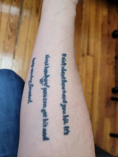 Explore saxophone tattoo ideas, creative tattoo ideas in Royersford, available at Kingfisher Collective Tattooing & Piercing