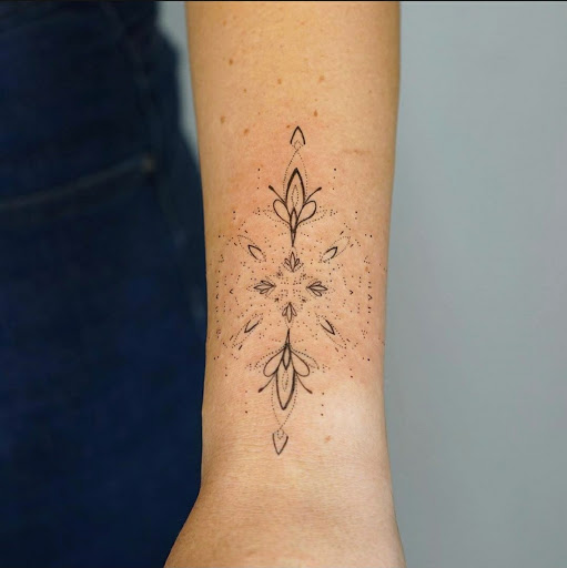 Explore dragon tattoo ideas for females, creative tattoo ideas in Forest Hills, available at Yant Studio