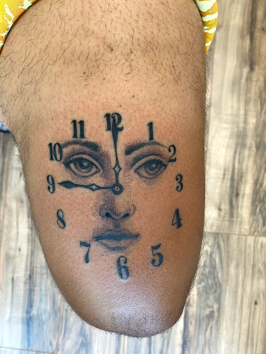 Explore small elephant tattoo ideas, creative tattoo ideas in Sound Beach, available at Fine Line Willy Tattoo