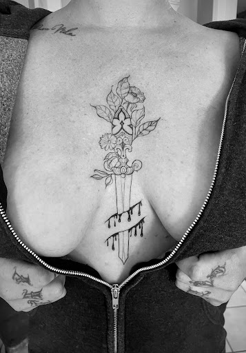 Explore tennis tattoo ideas, creative tattoo ideas in Berwick, available at Truth Custom Tattoo, Design & Gallery