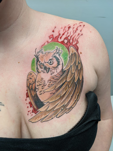 Find christmas tattoo ideas for your next unique tattoo in Tewksbury at Lucid Arts Tattoo Studio