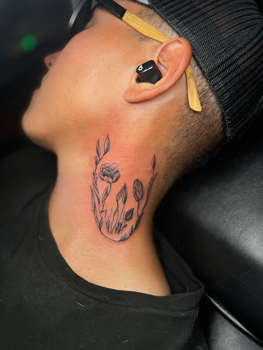 Explore guitarist tattoo ideas, creative tattoo ideas in Peoria, available at Modern Ink Tattoo