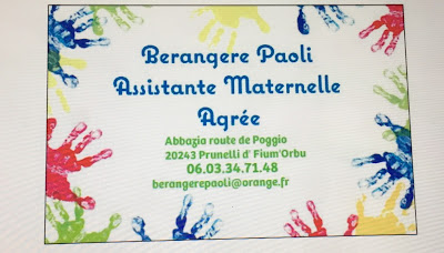 Assistante Maternelle Agréée Prunelli di fiumorbu Paoli Bérangère à Prunelli-di-Fiumorbo