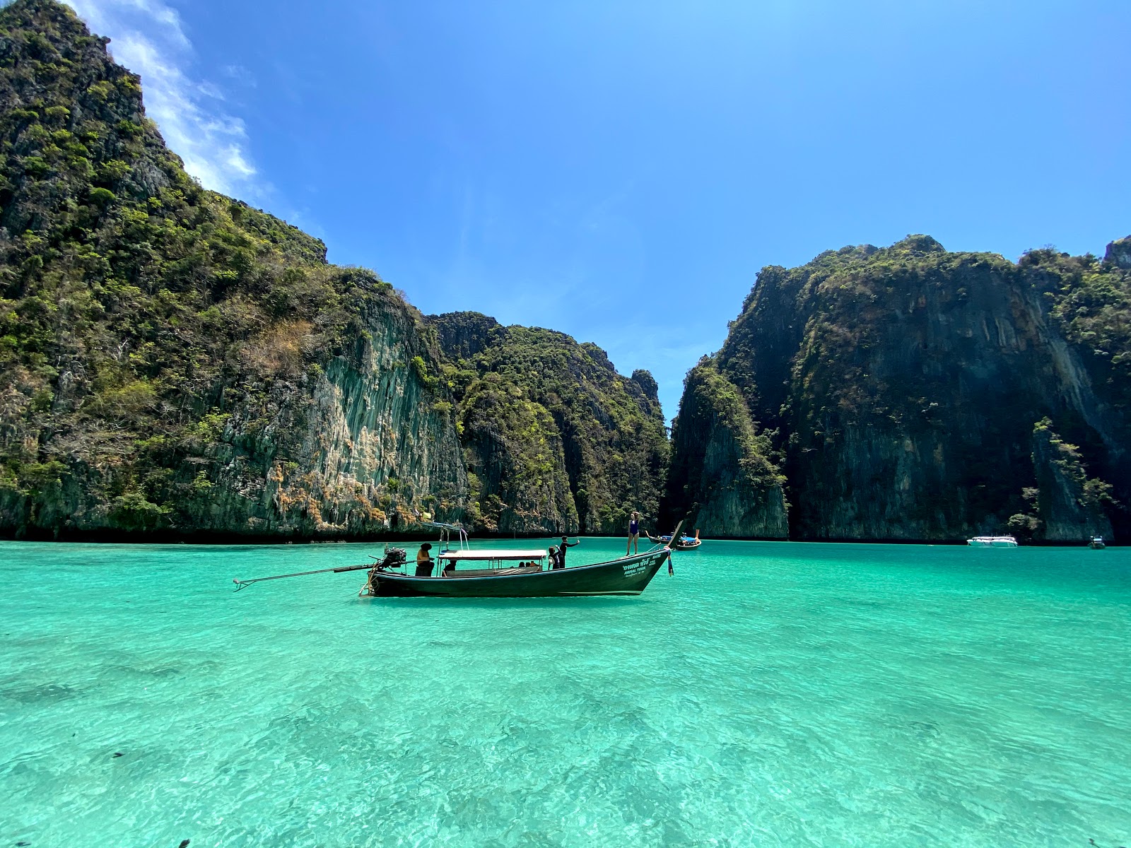 Foto van Pi Leh Lagune Strand met turquoise puur water oppervlakte