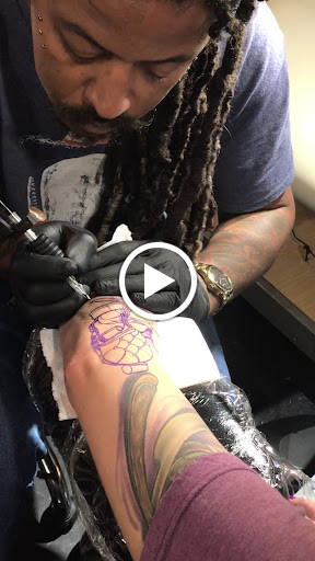 Explore insect tattoo ideas, creative tattoo ideas in Savannah, available at Tramp Art Studios