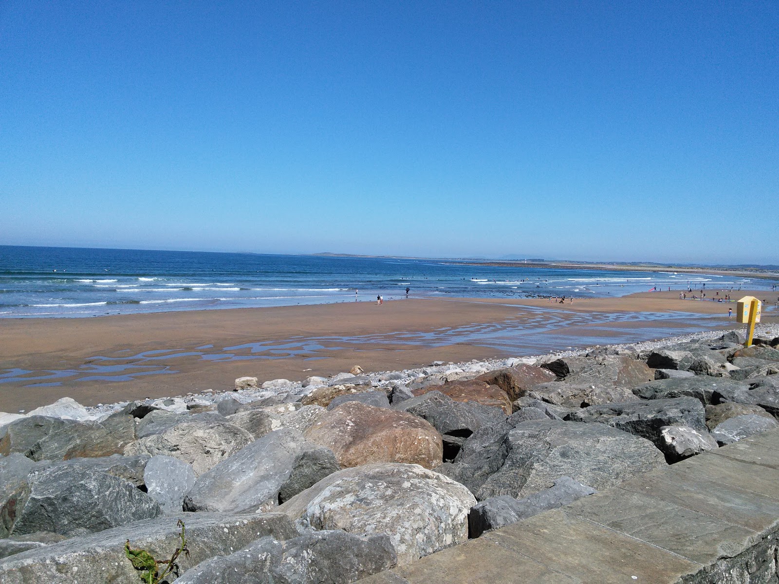 Strandhill Beach的照片 带有轻卵石表面