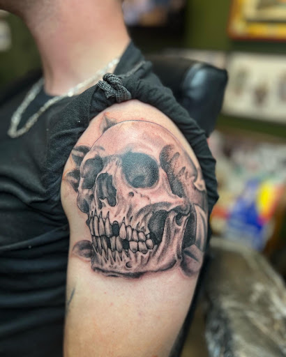 Explore law tattoo ideas, creative tattoo ideas in Lagrangeville, available at Black Cherry Tattoo Studio NY