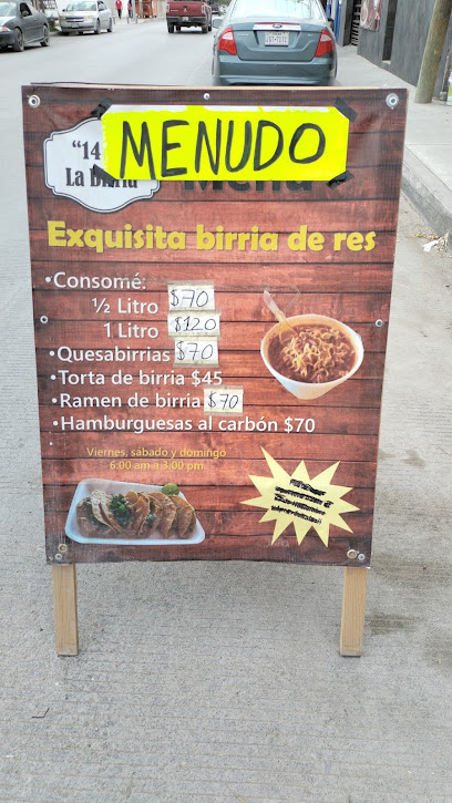 14JJ LA Birria - Américo Villarreal 1325, Av. Américo Villarreal Guerra I, Reynosa, Tamps., Mexico