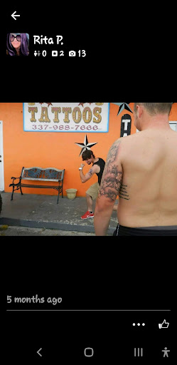 Explore bum cheek tattoo ideas, creative tattoo ideas in Lafayette, available at Crown & Anchor Tattoos