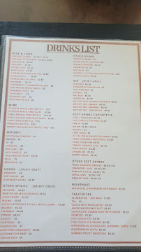 Fat Cats on the Marina à Albufeira menu