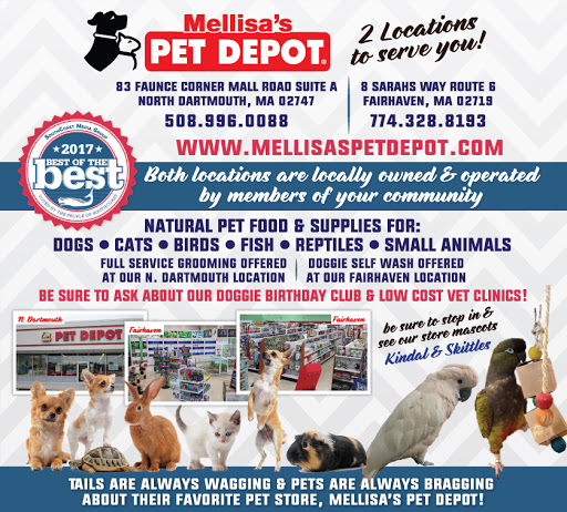 Pet Supply Store «Mellisa’s PET DEPOT», reviews and photos, 83 Faunce Corner Mall Rd, Dartmouth, MA 02747, USA