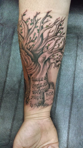 Explore tattoo ideas for granddaughter, creative tattoo ideas in Arlington, available at The Chosen One Ink