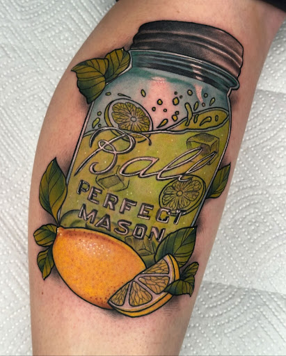 Explore men's rib tattoo ideas, creative tattoo ideas in Lakeview, available at Backwoods Tattoo Studio