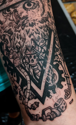 Explore boston tattoo ideas, creative tattoo ideas in Tea, available at Red Arbor Tattoo
