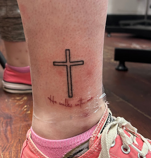 Explore word tattoo ideas for guys, creative tattoo ideas in Marietta, available at Olde School Tattoo