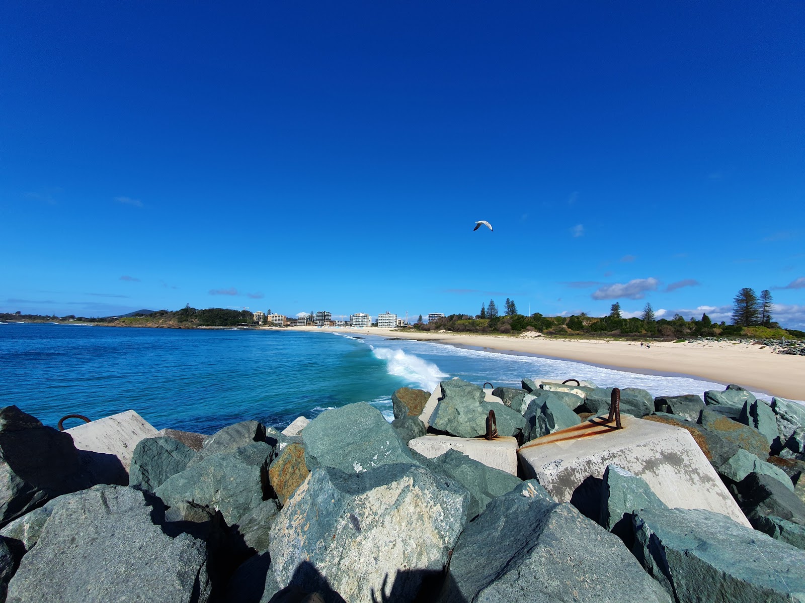 Forster Beach'in fotoğrafı - rahatlamayı sevenler arasında popüler bir yer