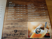 Bavaria Alm Hildesheim à Hildesheim menu