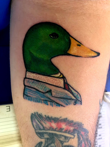 Explore adventurer tattoo ideas, creative tattoo ideas in Conway, available at Primal Urge Tattoos