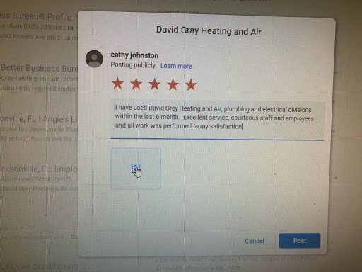 Plumber «David Gray Plumbing», reviews and photos, 6491 Powers Ave #1, Jacksonville, FL 32217, USA