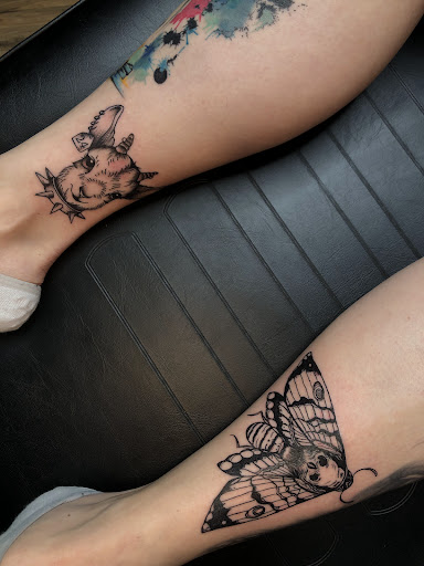 Explore grunge tattoo ideas, creative tattoo ideas in North Tonawanda, available at Dark Side Ink Tattoo Studio