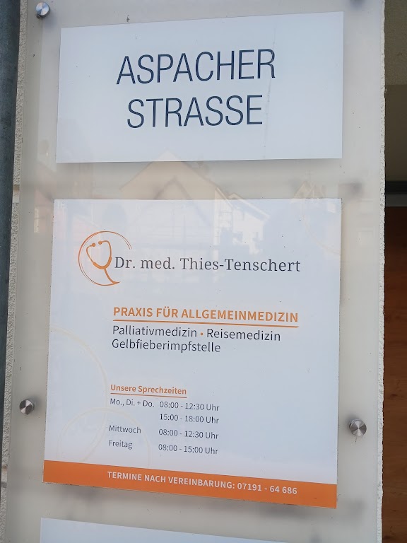 Dr.med. Susanne Thies-Tenschert Ärztin für Allgemeinmedizin