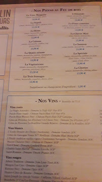 Restaurant français Le Moulin des Tanneurs à Dole (le menu)