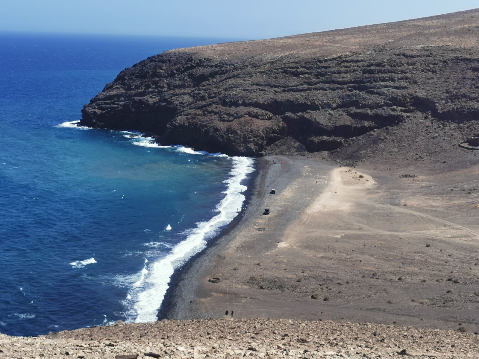 Fotografija Playa del Paso z harmaa hiekka ja kivi površino