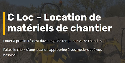 C'Loc - agence de location de matériels de BTP - location mini-pelle (Nantes - 44 - et sa région) Saint-Philbert-de-Grand-Lieu