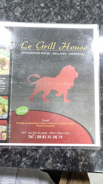 Restaurant Le Grill House à Hénin-Beaumont (le menu)
