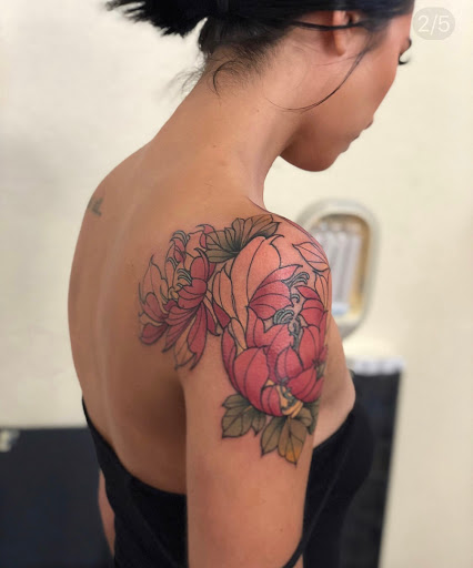 Explore bottom sleeve tattoo ideas, creative tattoo ideas in Fremont, available at Inkies Tattoo Studio