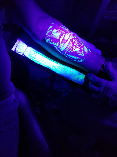 Explore funny tattoo ideas, creative tattoo ideas in Davis, available at SIX GUN SOUND TATTOO