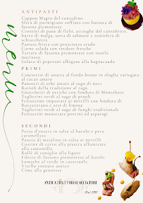Menu du Antica Trattoria Cacciatori dal 1898 Ristorante à Fraconalto
