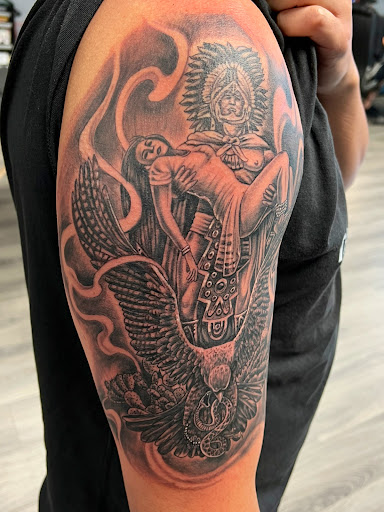 Explore halloween tattoo ideas for women, creative tattoo ideas in Pittsburg, available at Delta Art & Tattoo