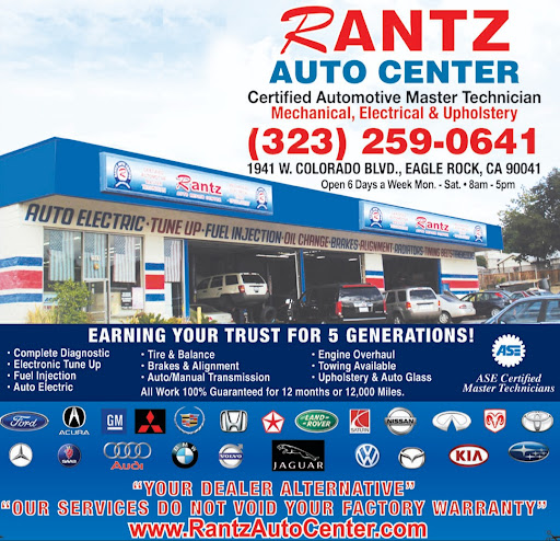 Auto Repair Shop «Rantz Auto Center», reviews and photos, 1941 Colorado Blvd, Los Angeles, CA 90041, USA