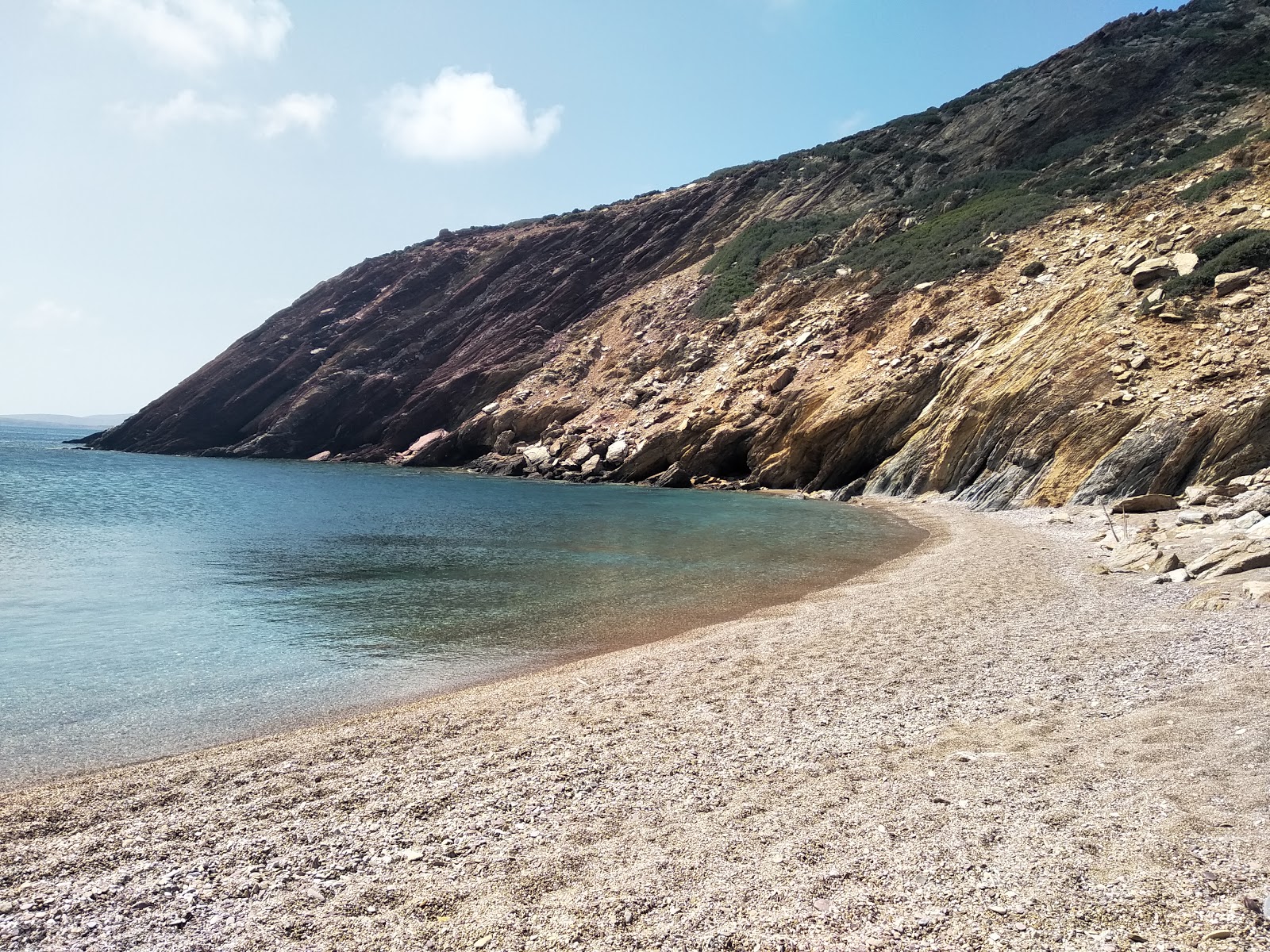 Photo of Kedromouri beach with light fine pebble surface