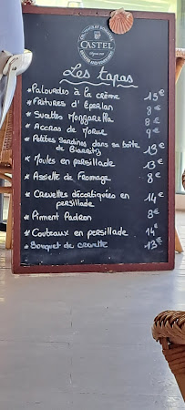 La Madrague à Valras-Plage menu