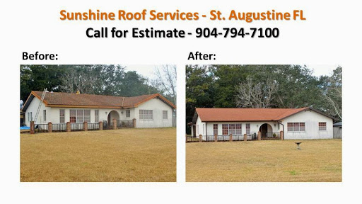 Roofing Contractor «Sunshine Roof Services LLC», reviews and photos, 105 Marshall Cir, St Augustine, FL 32086, USA