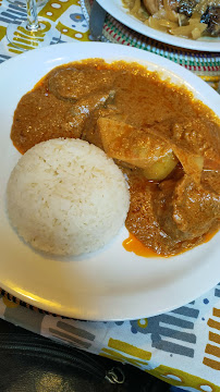 Poulet au curry du Restaurant de spécialités d'Afrique de l'Ouest Le Village à Paris - n°4