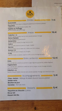 Totuma - Cuisine Vénézuélienne - Paris 11 à Paris menu