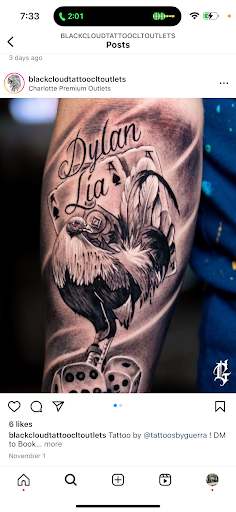 Explore mexican tattoos ideas, creative tattoo ideas in Lawrenceville, available at Black Cloud Tattoo and Piercing